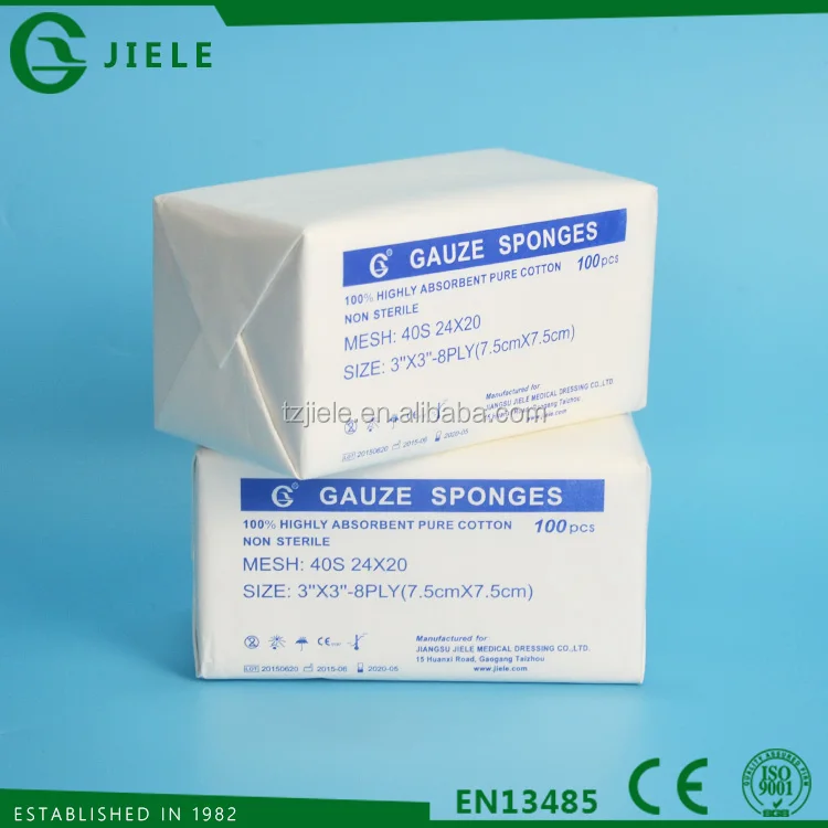 high absorbent cotton non sterile medical gauze