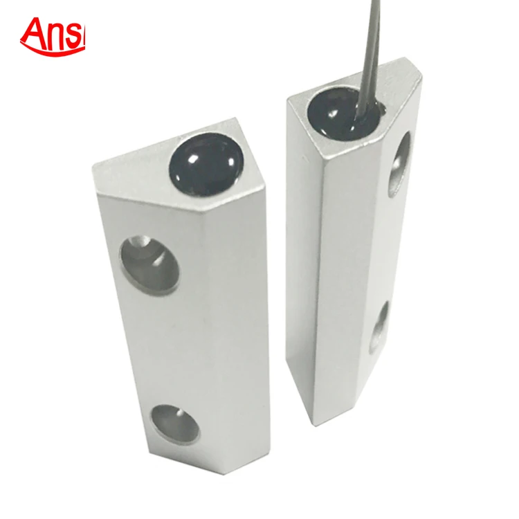 Overhead metal sliding door magnetic contact