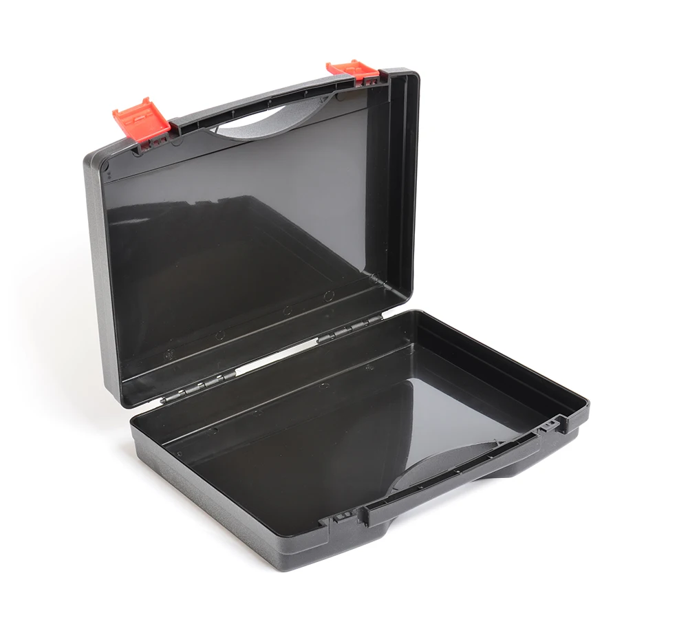 Small Simple Briefcase Injection Molded Cases Hard Carrying Case With Foam Insert