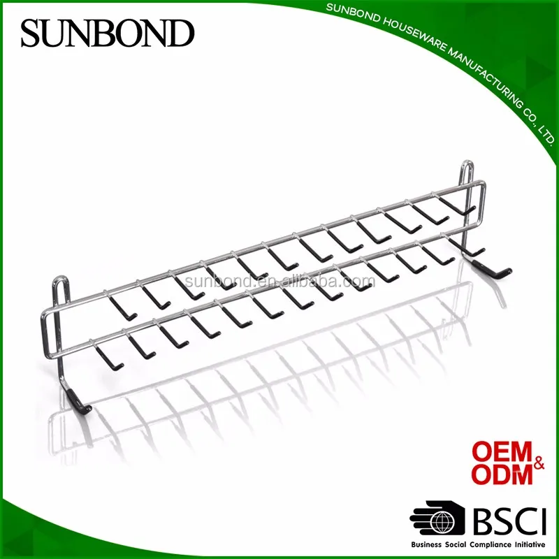 Wall Door mount Tie Necklace Belt Rack Holder Hooks Hanger