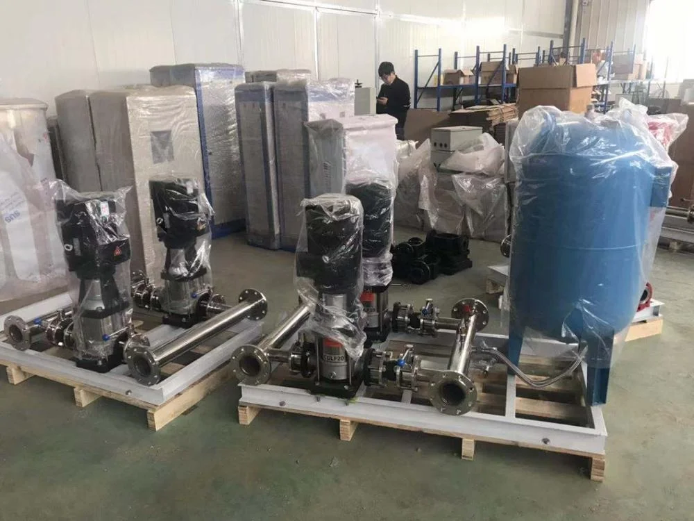 vertical multistage centrifugal constant pressure transfer lift water booster pump set water pressure pump sets