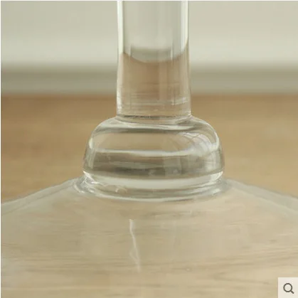 Decoration tall cylinder glass flower vase with stem for home wedding table centerpieces