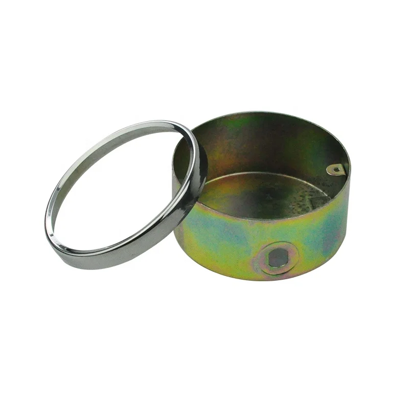 Metal stamping parts 79*36 Pressed Bottom bimetal thermometer parts