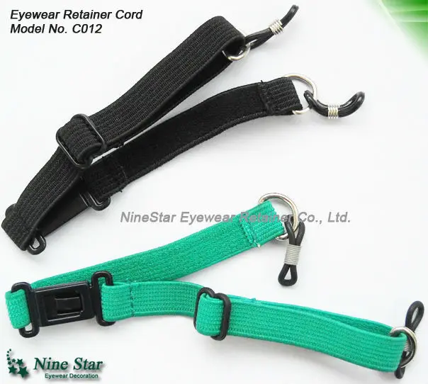 Safety adjustable sport eyewear sunglass strap lanyard retainer