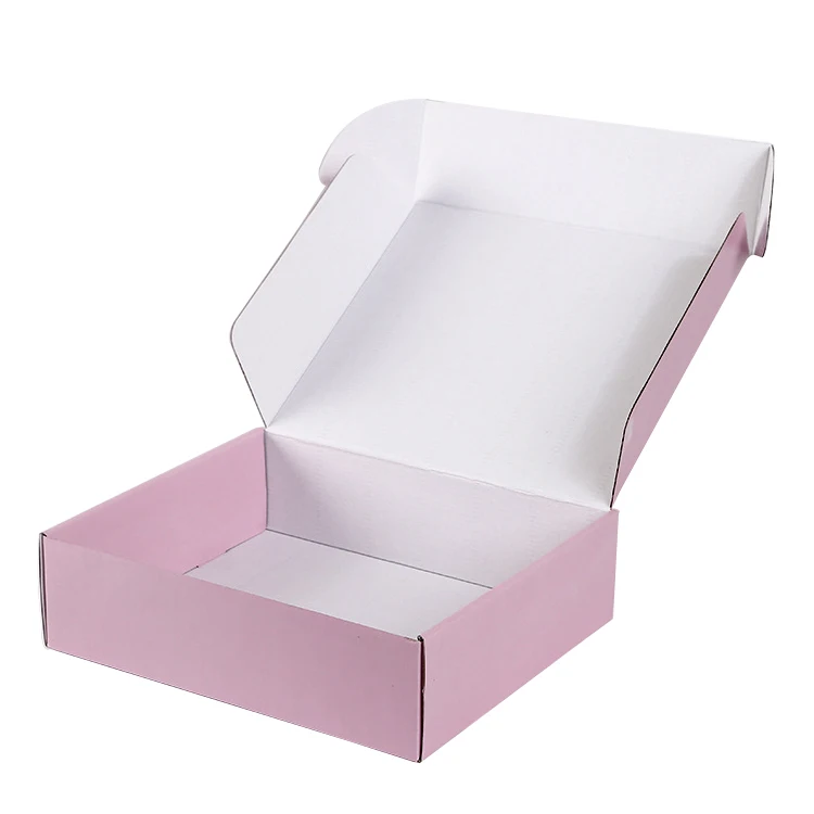 Картонная упаковочная бумажная коробка PackGift с белым логотипом