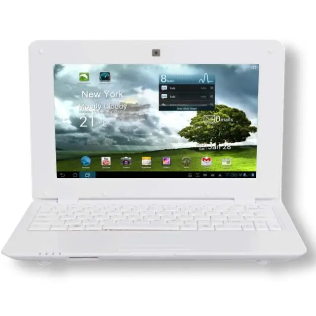 Ultra slim Dual Core 10 INCH cheap Laptop Mini notebook Netbook ebook WM 8880 1.2GHz android 4.4 kitkat Camera wifi OPNEW