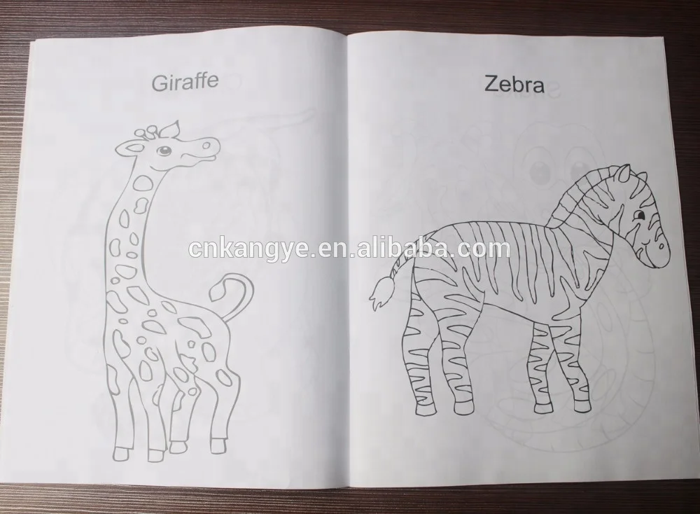 
2020 attractive appearance high quality fashion coloring children book printing 