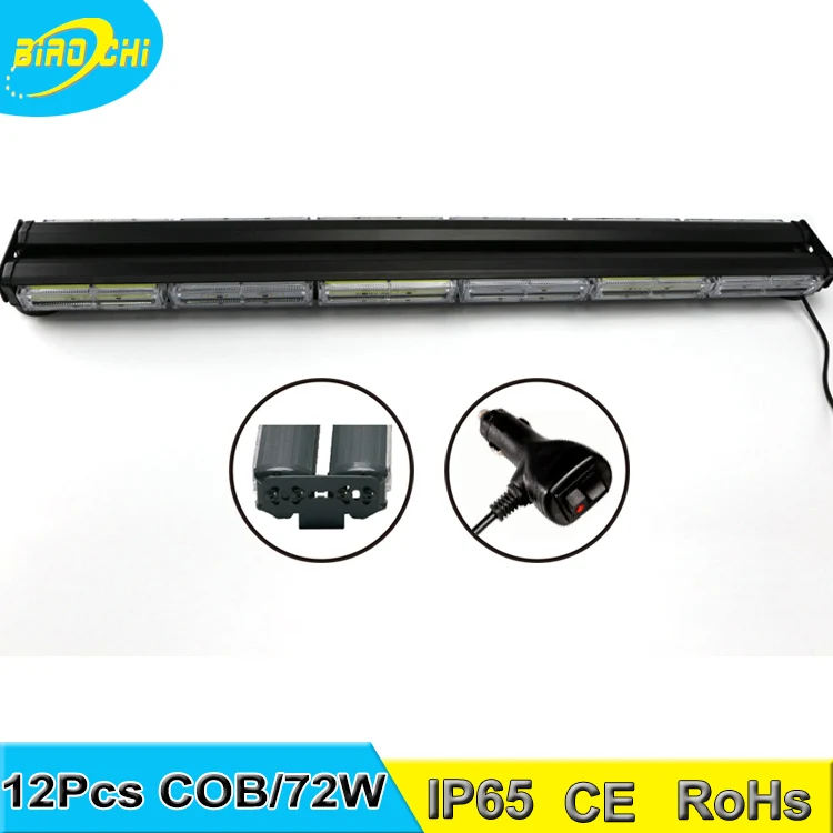 96 см 72 Вт потолочный Универсальный водонепроницаемый двойными бортами полиции чрезвычайным свет бар