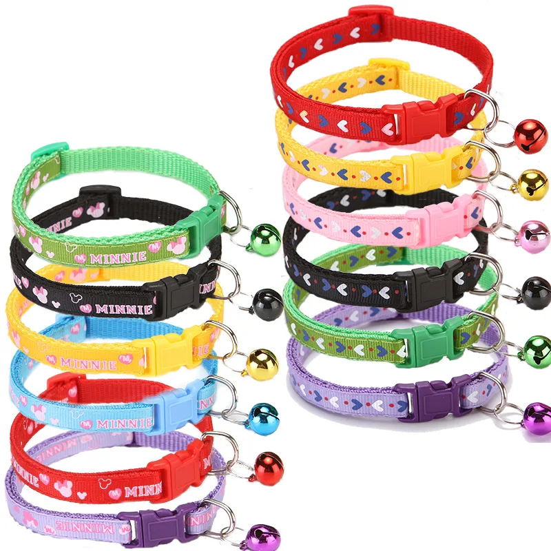 Wholesale Custom Comfortable Colorful Cat Collar with Bell