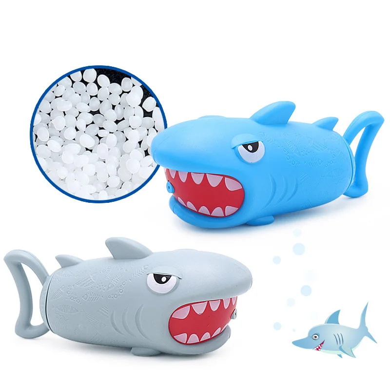 outdoor summer toy shark plastic toy water gun toy