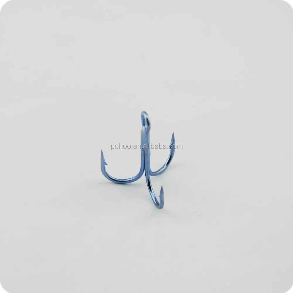 Round bend triple hook