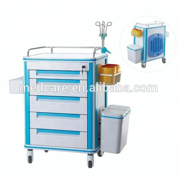 
MTTR19 hospital crash cart abs medical emergency trolley MTTR19 hospital crash cart abs medical emergency trolley