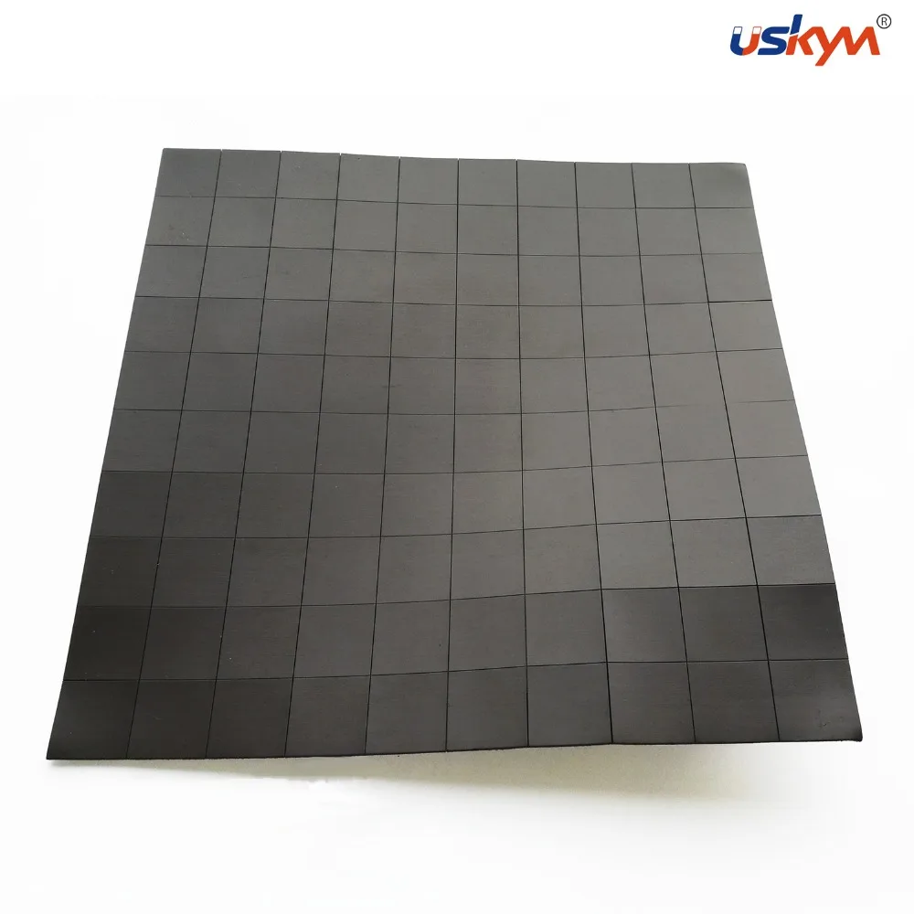 
Customized Die Cut Flexible Rubber Magnet Sheet With Adhesive 
