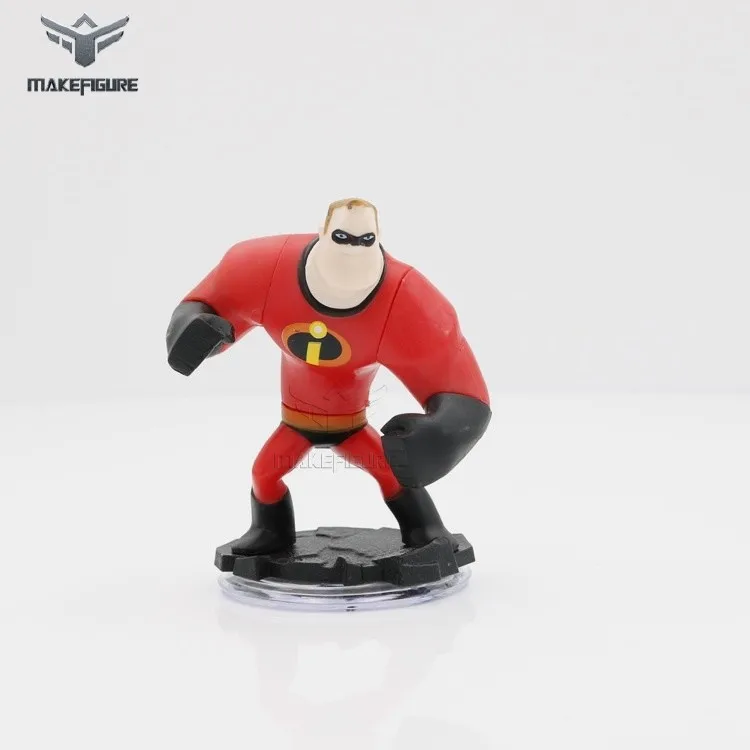 custom cartoon the incredible mini action figures, custom make cartoon super heros figurine toy, OEM PVC 3D figures