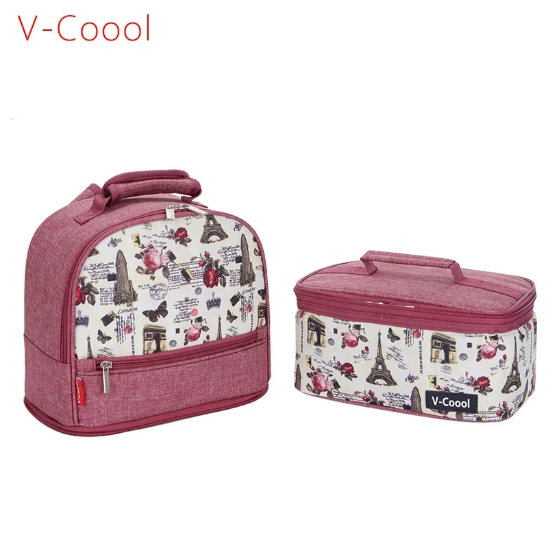 
V-Coool Double Hot Sell Wholesale Multifunctional Large Capacity Portable Insulated Cooler Bag 
