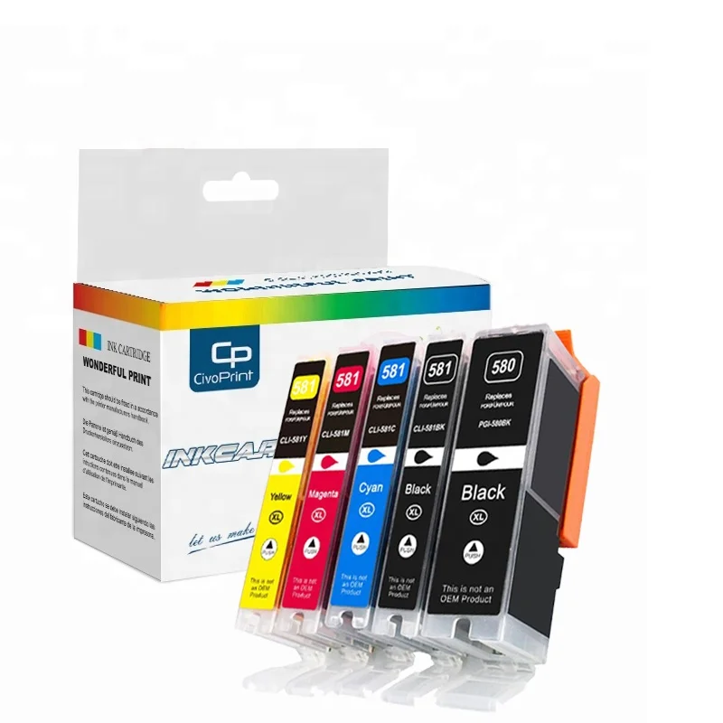 Pgi580 Cli581 Ink Cartridge H301Xl Ink Cartridge Compatible E702Xl Ink Cartridge