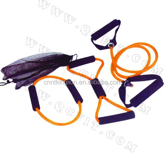 China Colourful Resistance Tube Bands Workout & Natural Latex Band