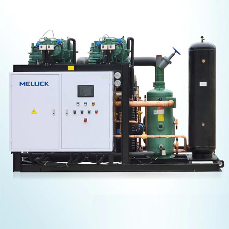 High Quality low temperature Screw 2 Compressors Racks Air Cooled Condensing Unit
