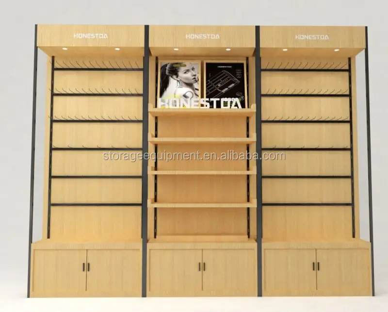 Fashion design slat wall display rack & shop display rack