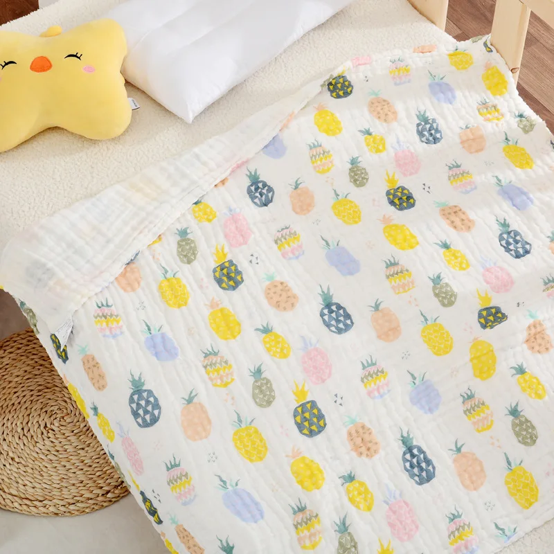 
2019 super soft cotton high quality 6 layer baby swaddle muslin 