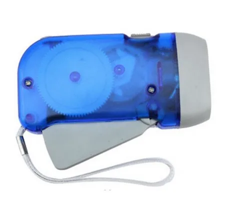 Three lamp manufacturers selling pressure LED flashlight transparent hand pinch fenvironmental protectionmini flashlight