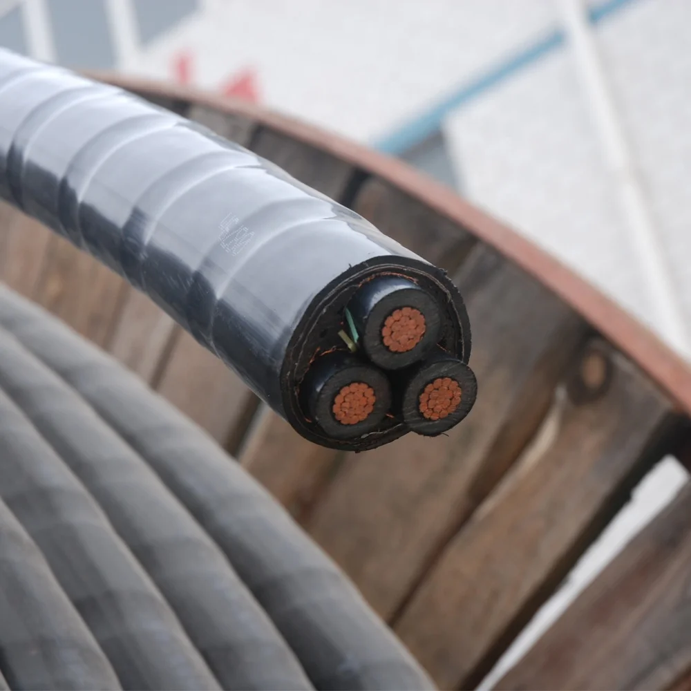 
3 core 240 185 150 120 mm2 pvc xlpe insulated cable 35kv copper core xlpe insulated steel wire armored cable 