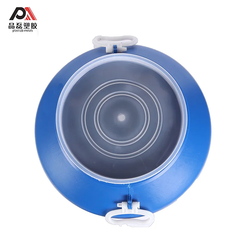 25L 50L 100 %  HDPE white/ blue round plastic drum barrel