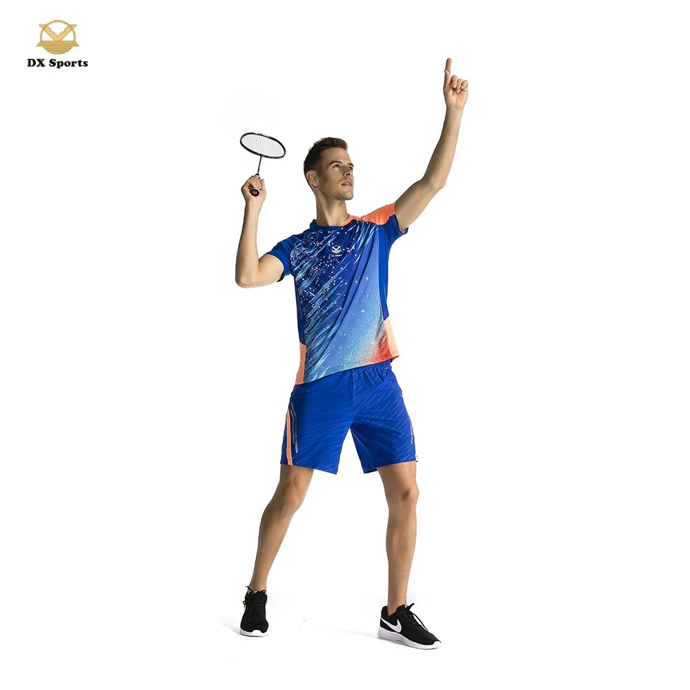 
Wholesale badminton sportswear clothing uniform sublimation badminton jersey 