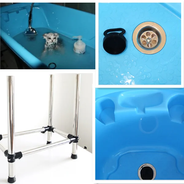 Hot sale Plastic  Bathing Tub pet bathtub leaning & bathing dog grooming tubs