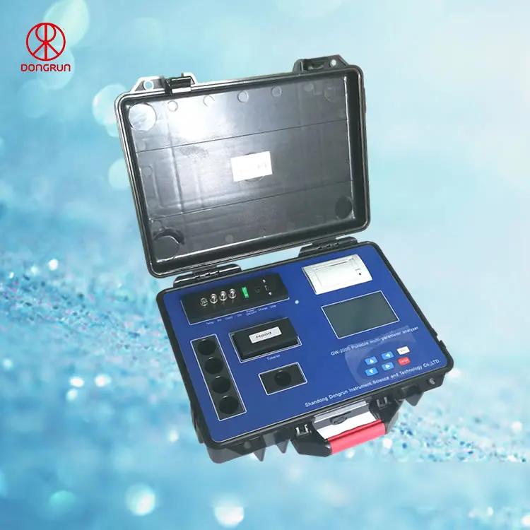 Portable multi parameters water quality analyzer