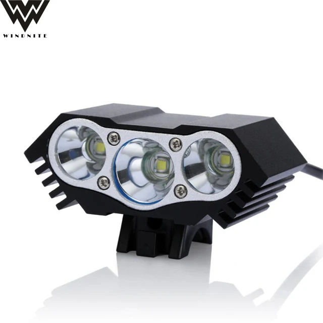 WindNite 2000lm SolarStorm X3 Led Bike Light Rechargeable Bicycle Light Bicycle LED
