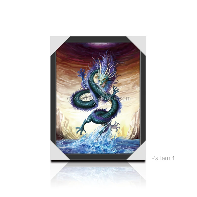 Stock Picture 30 x 40 cm , Lenticular 3D Flip Picture With PS Frame