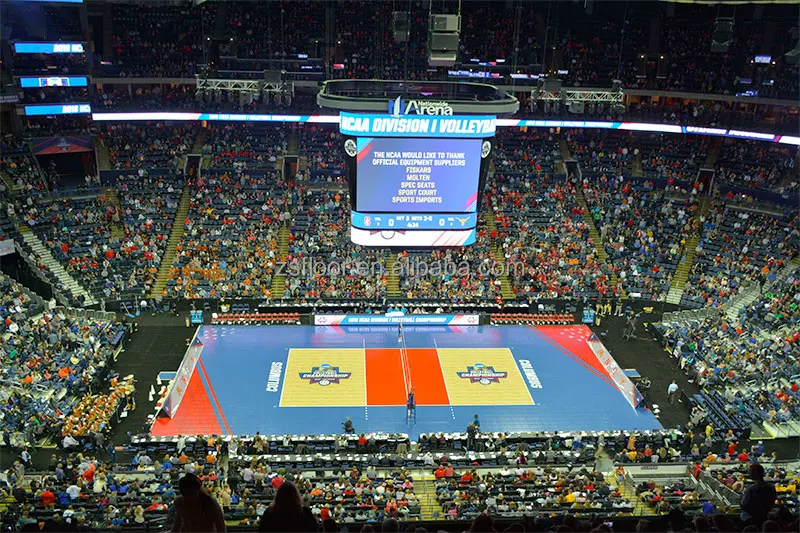 Portable cheap interlocking tennis vinyl pvc flooring tiles