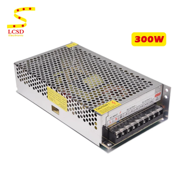 DC 12 V 25A 300 W импульсный источник питания светодиодный драйвер постоянного тока трансформатор