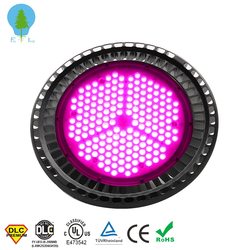 
wholesale CE RoHS UL listed IP65 waterproof 100w full spectrum ufo led grow light 