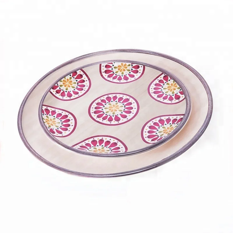 Swirl Design Superware Melamine Dinner Set of 4