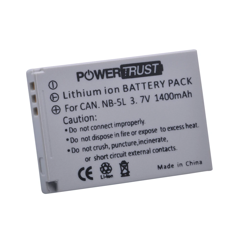 NB-5L NB 5L NB5L Camera Battery for Canon S110 SX200 SX210 SX220 SX230 IS HS IXUS 850 870 800 860 990 SD 950 970