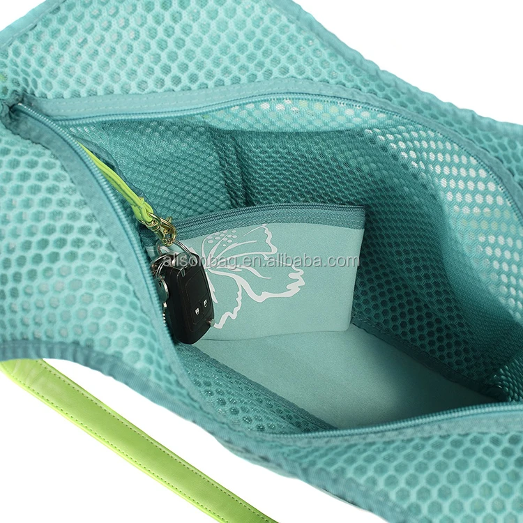 
Large Women Neoprene Beach Bag Multipurpose Neoprene Beach Tote Bag With Small Wallet Bag 