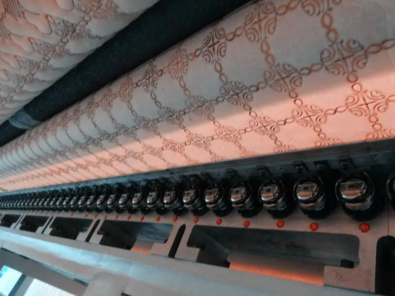 
Computerized flat quilting embroidery machine 