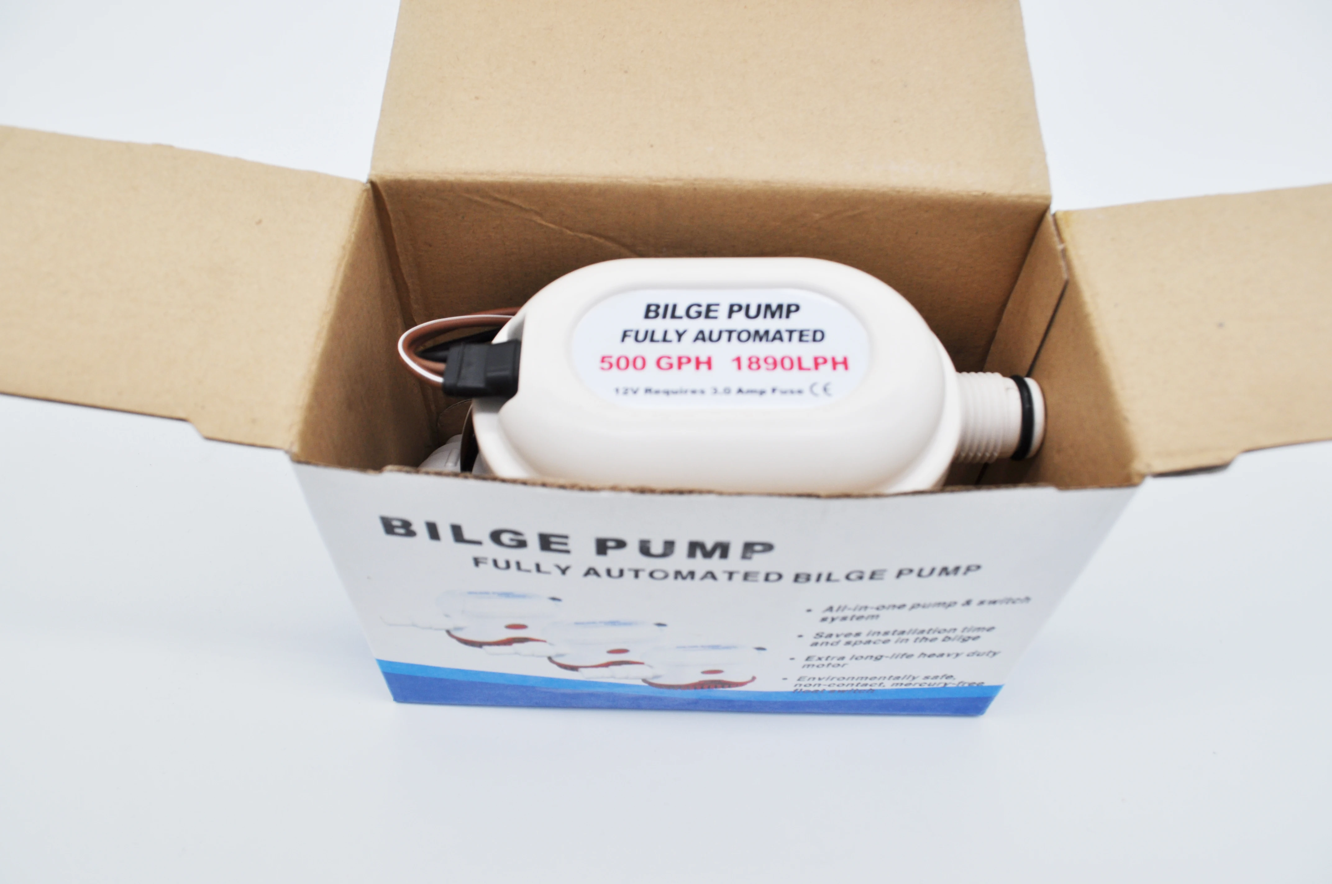 Морской Автоматический погружной водяной насос глубоководного потока 500/700/1100 Гал/ч 12 В/24 В постоянного тока