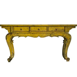 Chinese traditional vintage antique console table with drawers original wood furniture manufacturer console