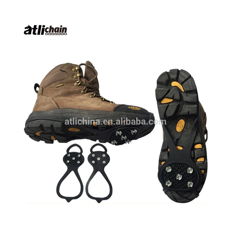 ATLI Волшебные шипы захваты для льда скобы Нескользящие снега сцепление над обувью Резиновые снежные обуви