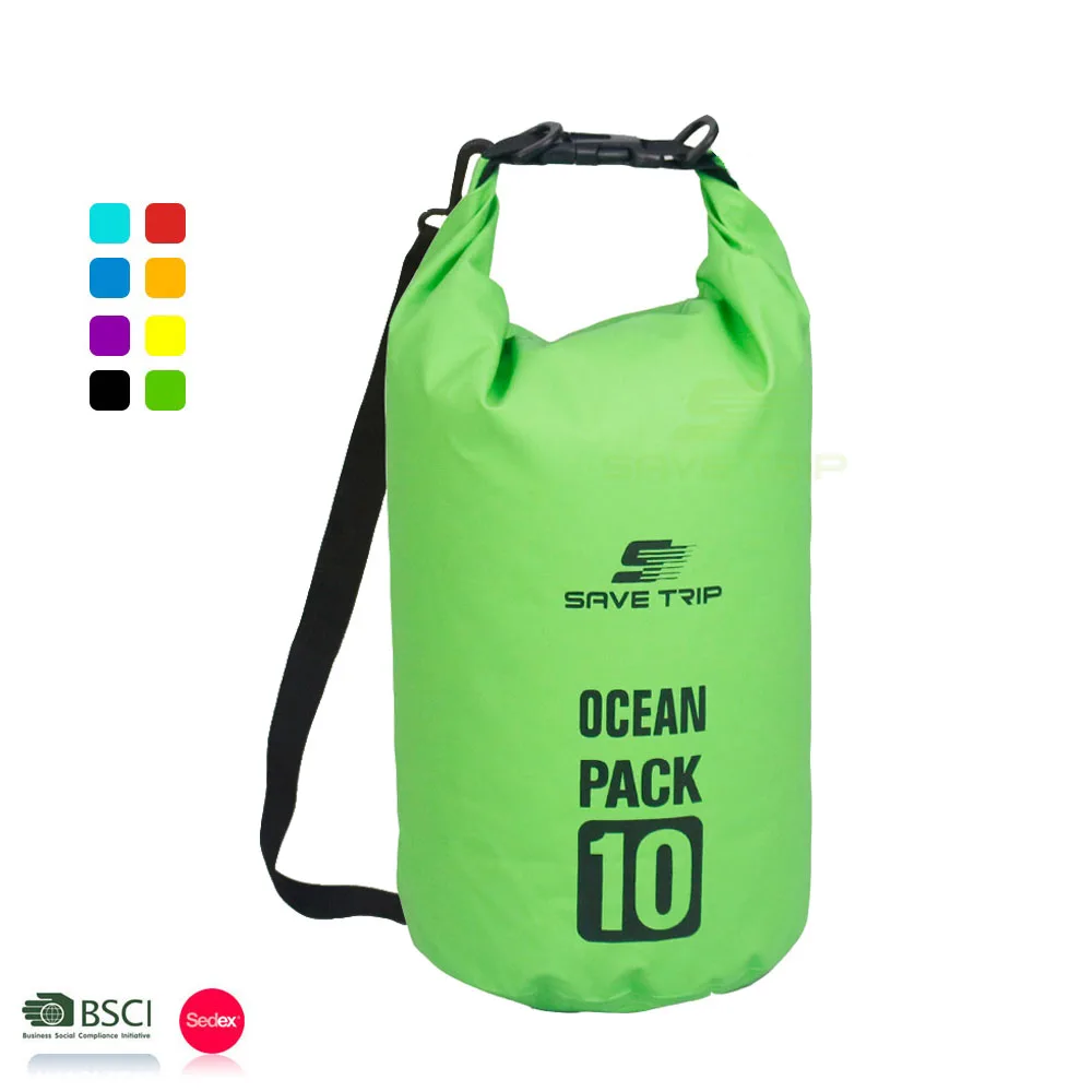 5L 10L 20L 30L Waterproof Dry Bag Ocean Pack Swim Sack Dry Bag with long adjustable Shoulder Strap for Outdoor Kayaking Boating