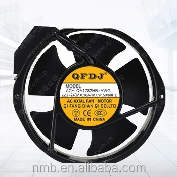 Тихий промышленный вытяжной вентилятор 17238 220 В тихий охлаждающий осевой переменного тока