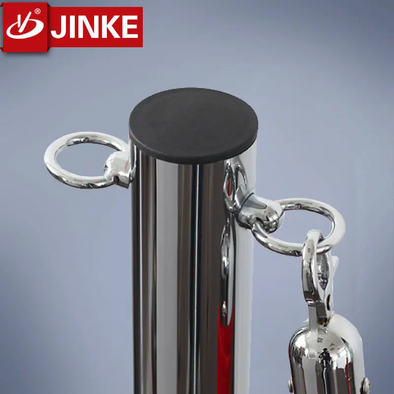 Wholesale Price Bank Queue Line Control Barrier Galvanized Railings Rope Bollards