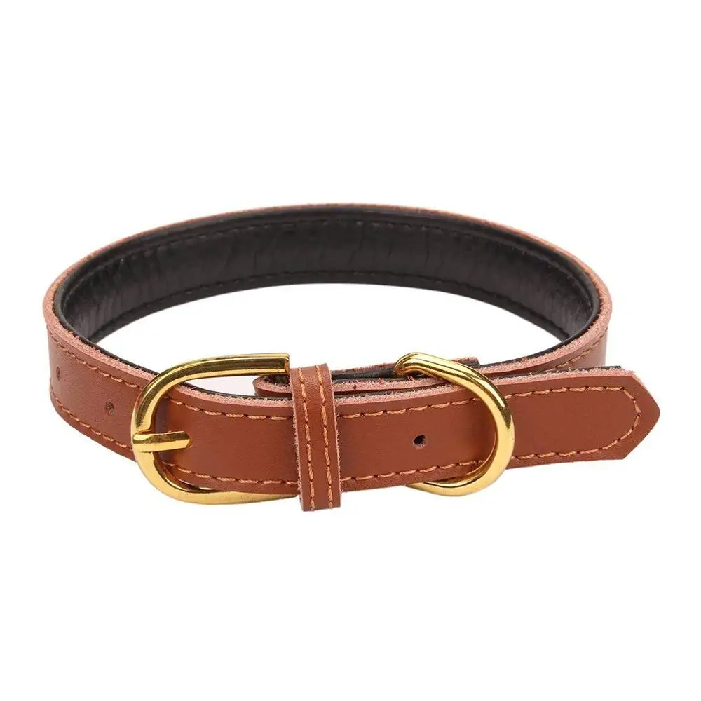High Quality Adjustable Leather Dog Collar