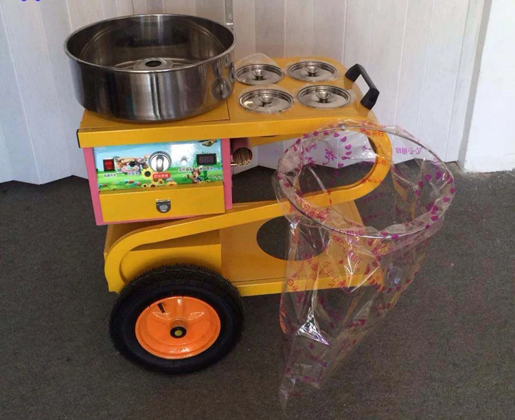 2021 Factory Price Hot Sell Commercial Floss Machine With Car Candy Cotton