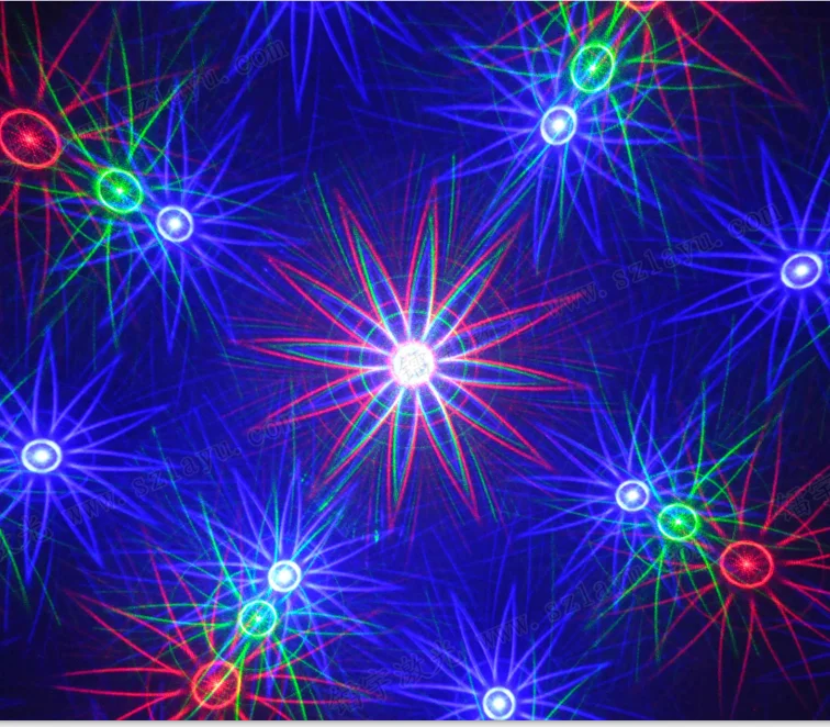 Hot sale ktv disco dj lazer stage mini grating dmx512 firefly RGB laser projector light show system