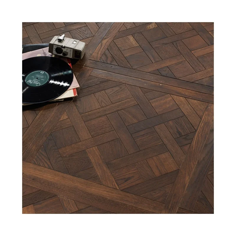 New design Versailles engineered Hardwood Flooring  laminate parquet Brushed wood parquet oak flooring