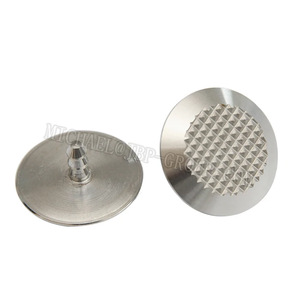 316 304  marine grade stainless steel tactile studs with concentric circle shaft  pin for sidewalk pavement stair staircase